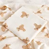Baby Blanket Newborn Muslin Swaddle 2 Layer Cotton Bath Towel Summer Stroller Cover Wrap Gauze Toddler Sleep Blanket Baby Items 2