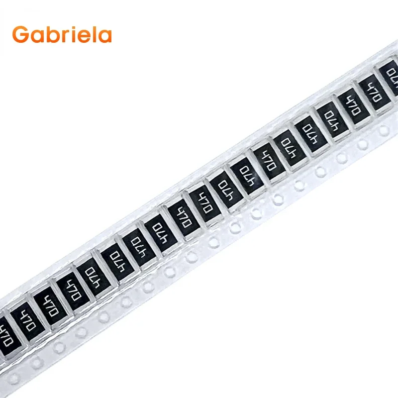 50 pcs 2512 SMD Chip Resistor 47 ohm 47R 470 1W 5% Passive Components Resistors
