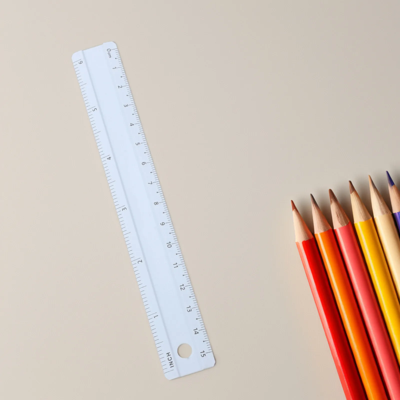 15cm 알루미늄 합금 직선 자, 투명 눈금 측정 도구, 드로잉, 제도, 사무실, 학교, 문구용, 금속 미터법 자