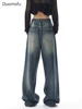 Duomofu Autumn Vintage Chicly Slim Button Female High Waisted Jeans American Basic Simple Casual Fashion S-XL Baggy Jeans Women 6