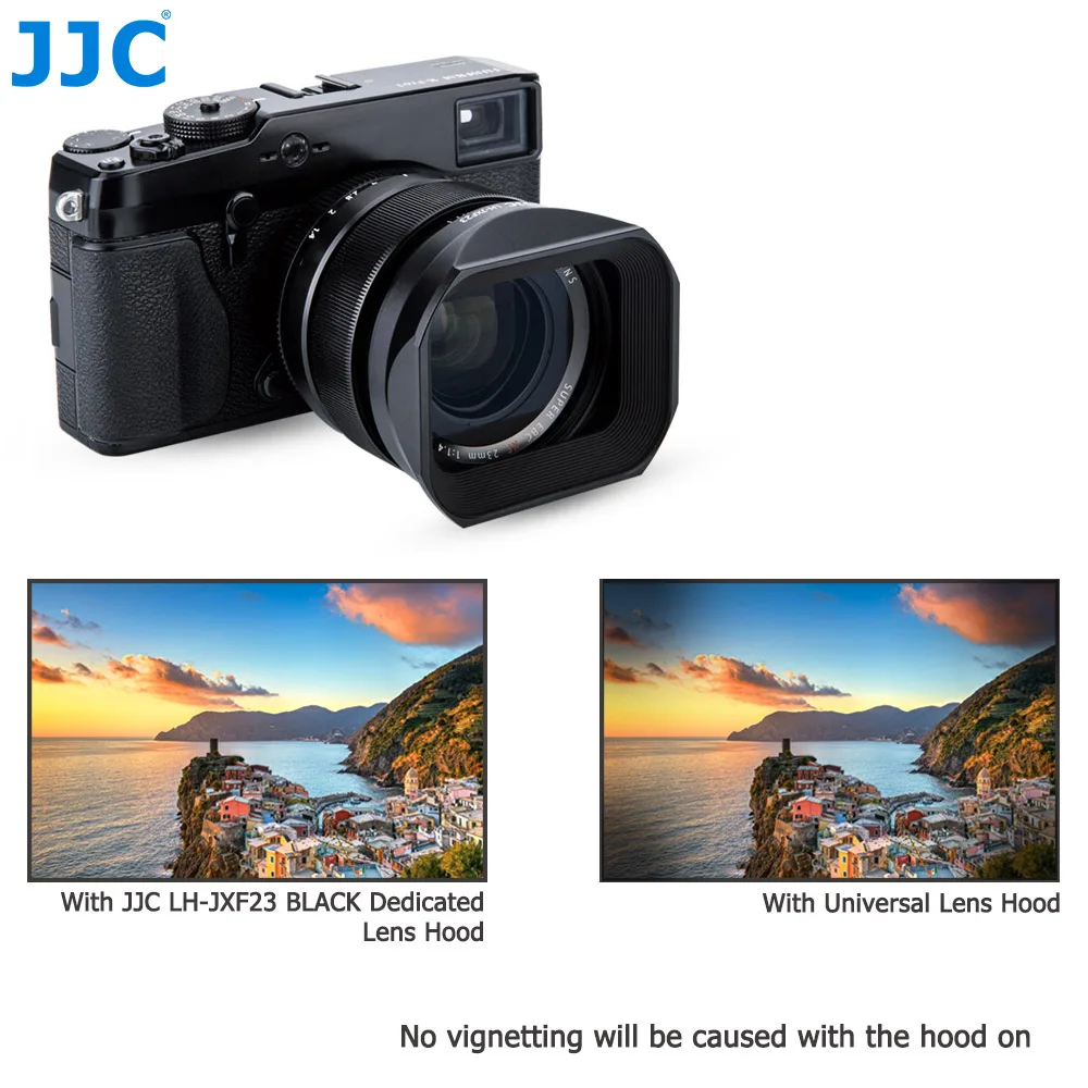 JJC Kamera-Gegenlichtblende für Fujinon XF 23 mm F1.4 und 56 mm F1.2 R (APD) auf XT30 XT20 XT10 XPro2 XPro1 XT3 XT2 ersetzt LH-XF23 – Detail 7
