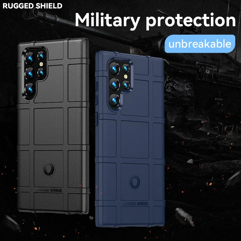 S23 S 23 Ultra S23Ultra Custodia Militare Resistente Agli Urti Scudo Proteggi Coque Per Samsung Galaxy S23 S 23 Plus + Cover Posteriore