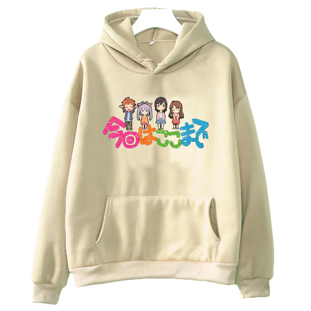 

Miyauchi Hikage Non Non Biyori Graphic Hoodies WOMEN Graffiti Originality Manga Print Pullovers High Street Cartoon Kawaii/Cute