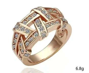 Fashion New Temperament Women's Rings Simple Winding Crystal Fashion Ring for Women  Party Jewelry Hot
