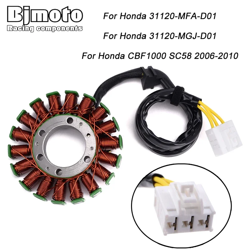 Moto Generatore Statore Bobina Per Honda 31120-Mfa-D01 31120-Mgj-D01 Cbf1000 Cbf 1000 Sc58 2006 2007 2008 2009 2010