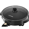 Electric Skillet 12 Inch Frying Pan with Non-Stick Coating, Temperature Control, Tempered Glass Lid, Cool-Touch Handles and Knob 1