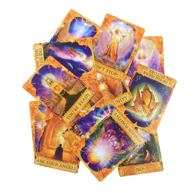 Angel Answers Oracle Cards Leisure Party Table Game High Quality Fortune-telling Work Life Prophecy Tarot Deck Adult Board Games 6