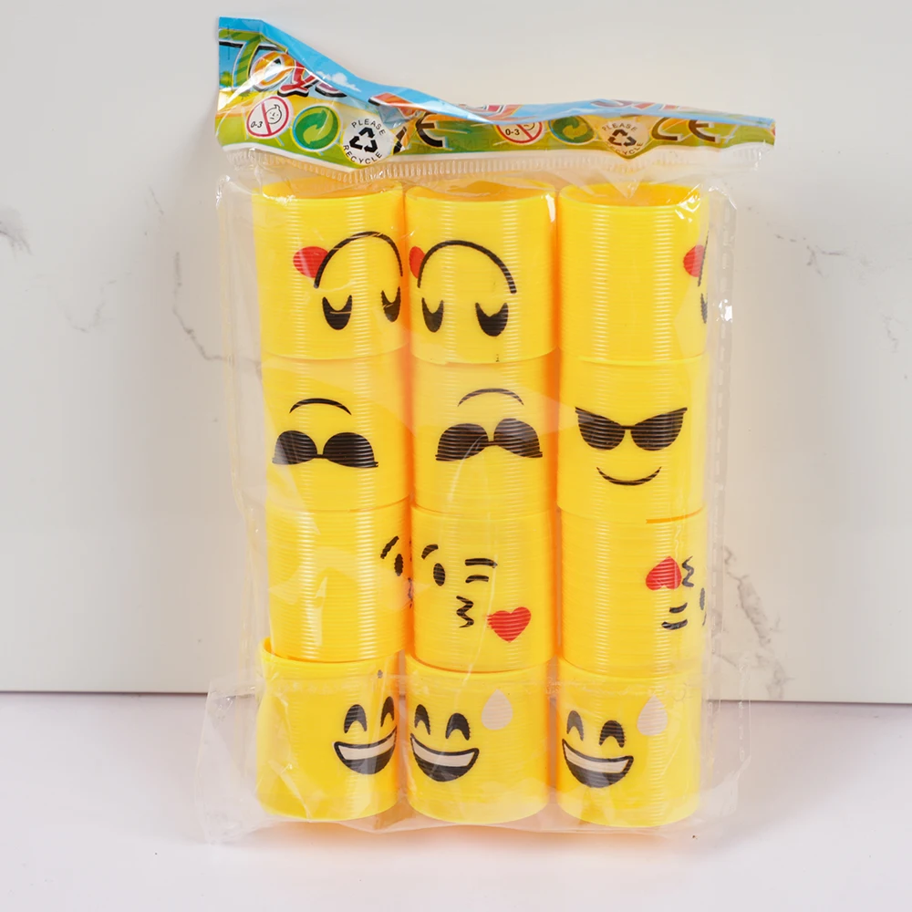 Magic springs toys 12Pcs/pack cartoon rainbow magic springs toys for kids birthday party favors souvenir giveaway gifts pinata fillers