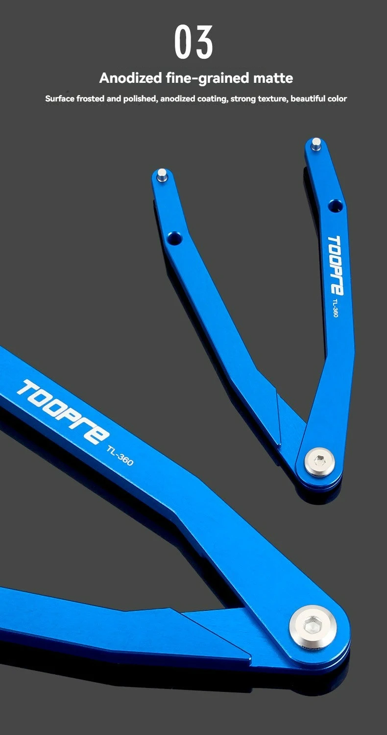 TOOPRE Fahrrad Kurbel Arme Kappe Pin Spanner Einstellbare Werkzeug Fahrrad Hub Tretlager Freilauf Pin Schlüssel Für NX/GX DUB/FSA/XX/X01 – Detail 8
