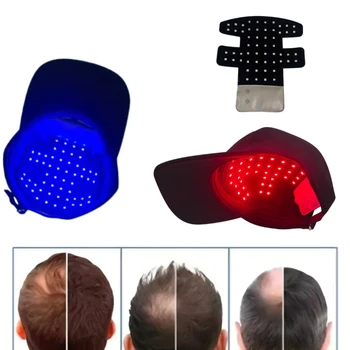 Cappello per la Crescita dei Capelli, Anti-Caduta e Stimolante della Crescita, Casco con 56 LED, Dispositivo di Terapia Luminosa per la Ricrescita dei Capelli, Cappello per Trattamento Rilassante della Testa