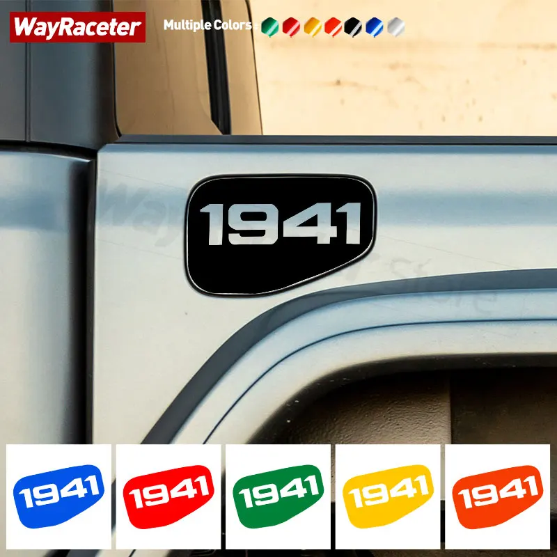 1941 Willys Styling Graphics Vinyl Decal Car Fuel Tank Cap Sticker Per Jeep Gladiator Jt 2020 2021 2022 2023 Accessori