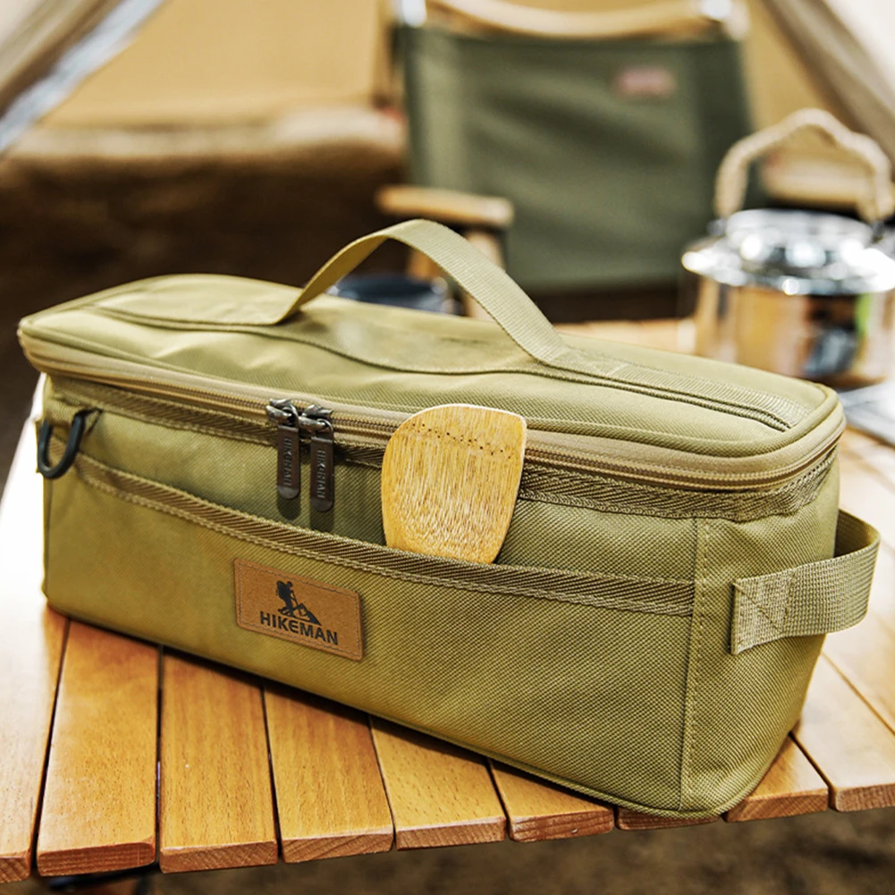Cooking Utensil Organizer Portable Kitchen Utensil Storage Bag Large Capacity Waterproof Moisture-proof Outdoor Camping Supplies storage bag camping storage bag camping cookware bag