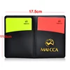 Referee Whistle Soccer Football Red Yellow Cards with Pen Professional Referee Notebook Warning Card Scheidsrechter Fluitje 4