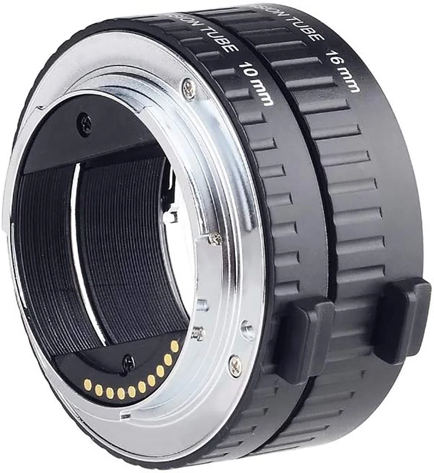 VILTROX DG-L Auto Focus Macro Extension Tube Set – 12mm & 24mm For L-Mount Cameras (Leica, Panasonic, Sigma)