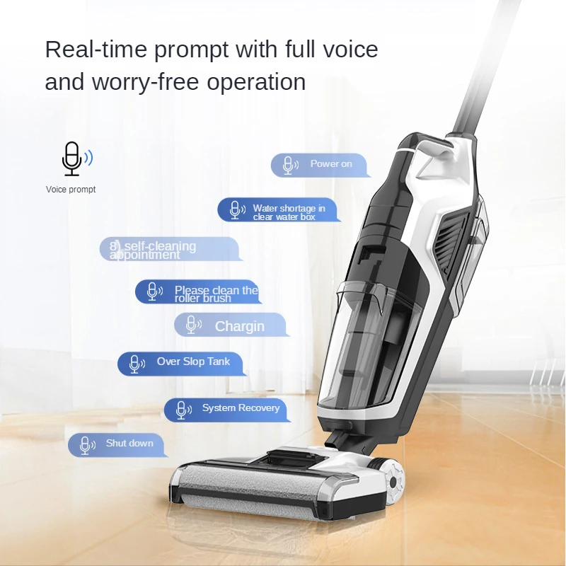 All in one sweep, mopping, and washes, smart cordless handheld wet