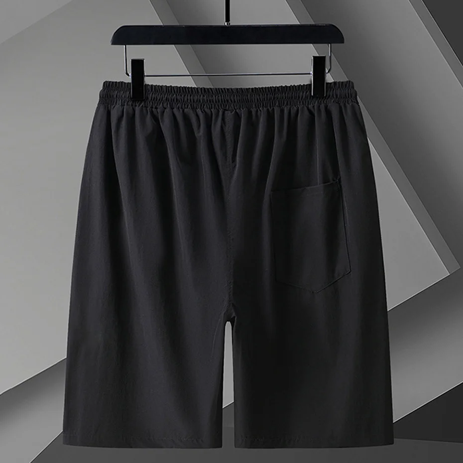 Summer Cargo Shorts Men 12XL Plus Size Shorts Fashion Casual Short Pants Male Summer Elastic Waist Shorts Big Size 12XL 2