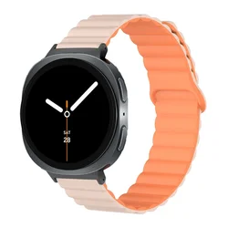 Magnetic Loop Silicone Sport Bracelet - Galaxy Watch 8 40mm (13. Pink orange)