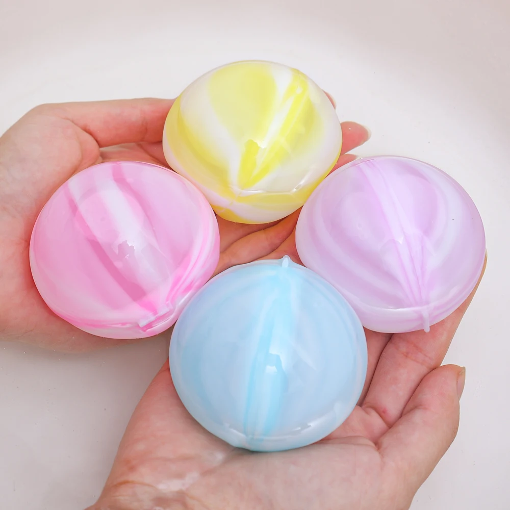 New  Rainbow Water Ball Summer Game Playing Swimming Pool Silicone Water Fighting Toys Water Balloons Family Games 4
