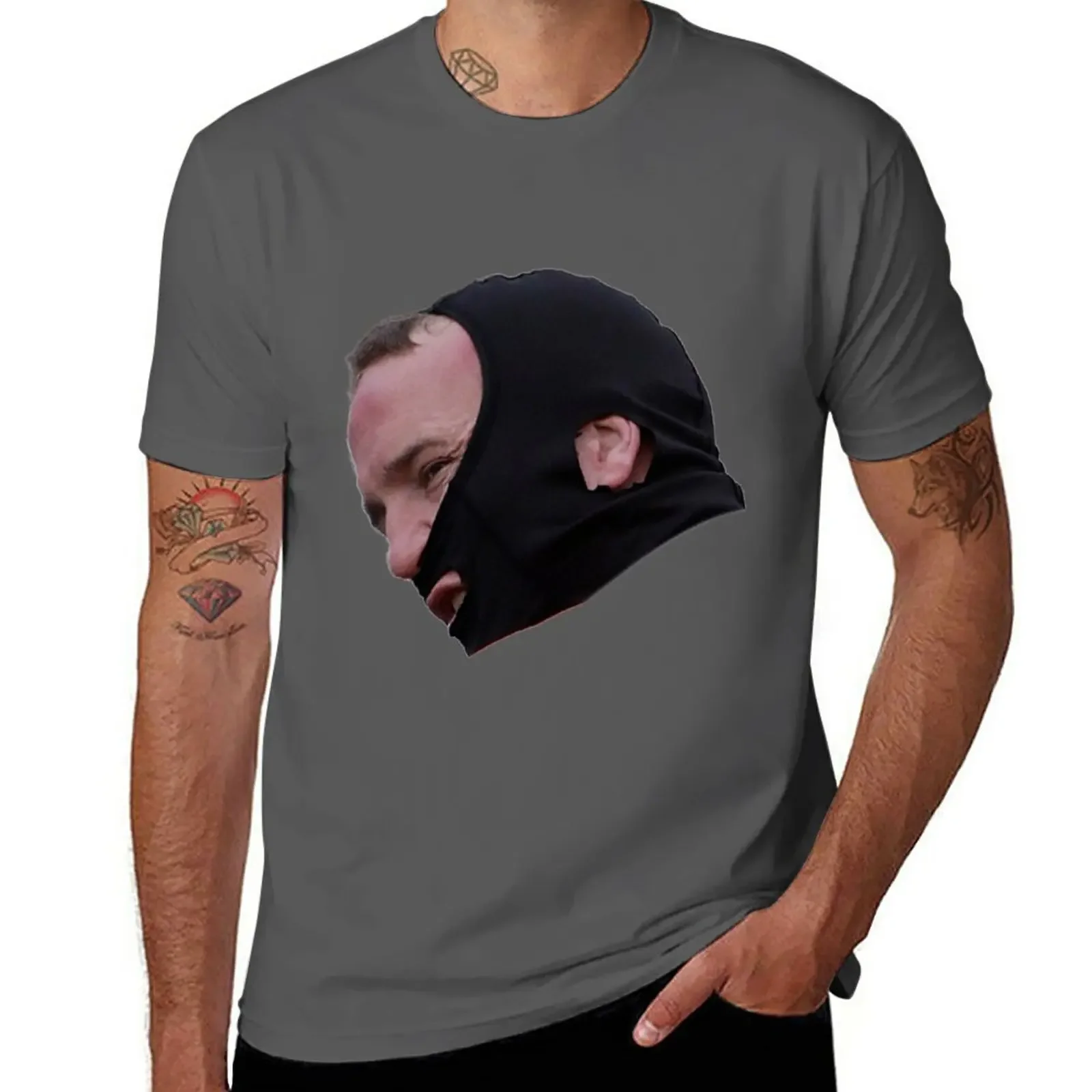 

Manning Face T-Shirt hippie clothes anime clothes Short sleeve tee blanks t shirt for men