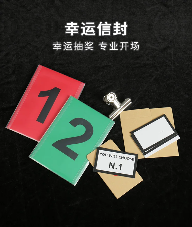 

The Lucky Envelopes (Gimmicks and Online Instructions) Magic Tricks by Luca Volp Close up Mentalism Magie Illusions Fun Magician