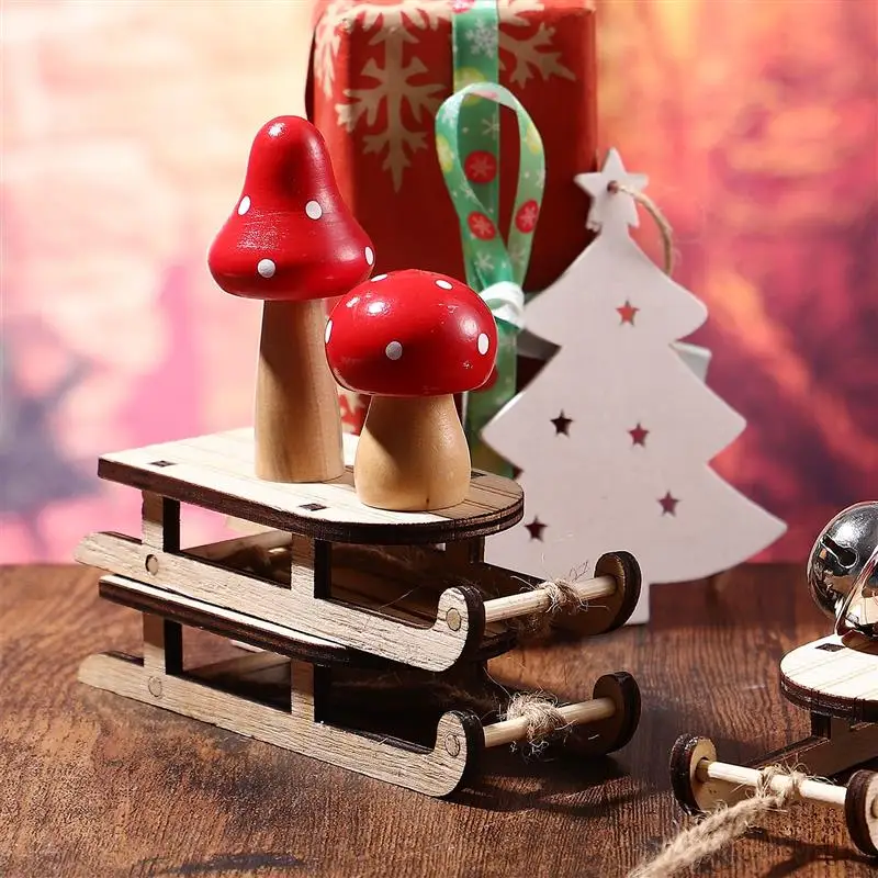 Patron Bois Traîneau Père Noël Winfield Taille Réelle - Découpe NON COUPÉ - Neuf
