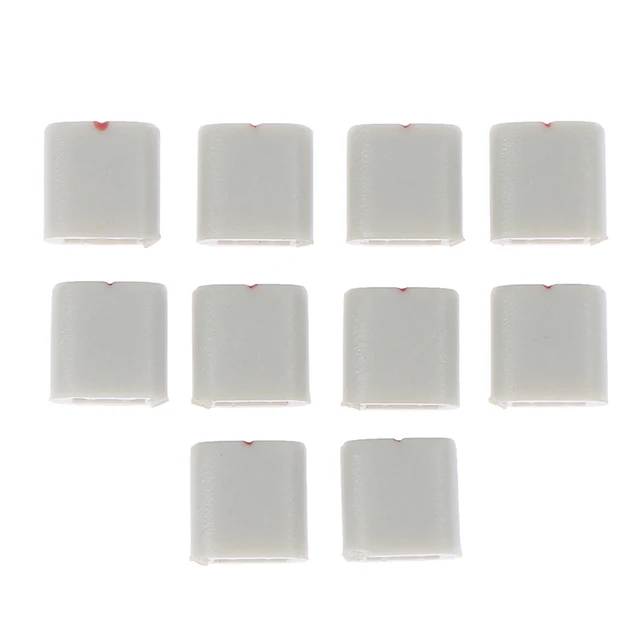 10ชิ้น/เซ็ต4มม.สีเทาด้ามพลาสติกตรง Potentiometer Fader ปุ่มลูกบิด