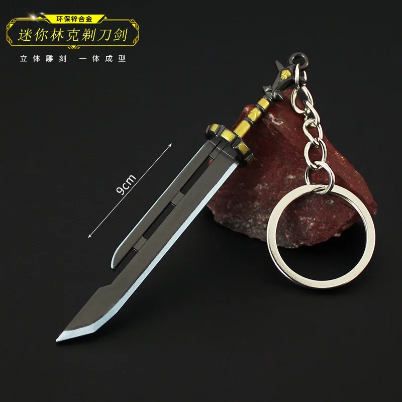 Gioco Zelda Link Master Sword Cosplay Portachiavi Unisex Apribile Spada Ciondolo Portachiavi Accessori Gioielli Portachiavi Regali