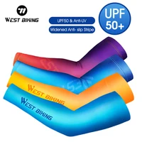 WEST BIKING Cycling Arm Sleeves Breathable Quick Dry Running Basketball Arm Cover Ice Fabric Fitness UV Protection Arm Sleeves 1