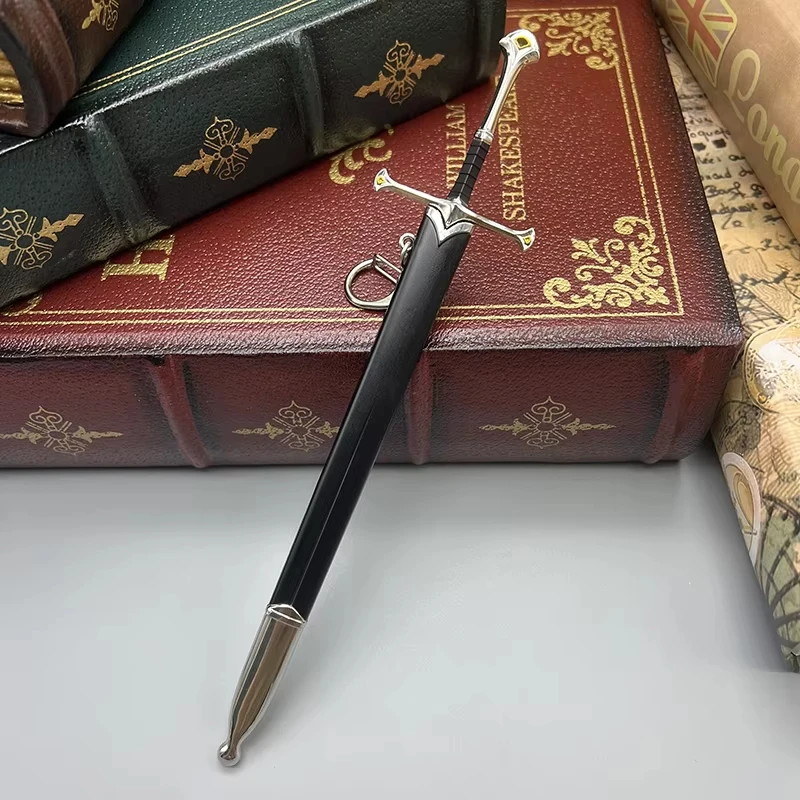 Aragorn Narthil Sword The Lord Of The Rings Keychains Medieval Weapon Metal Sword Keychain For Fans Men Collectible Toys Gifts
