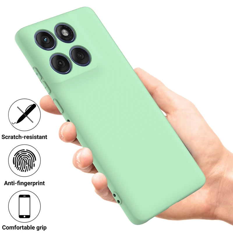 Premium Liquid Silicone Strap Cover with Flocking Interior