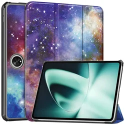 Enhanced Magnetic Tri-Fold Stand Cover with Smart Wake/Sleep Feature for OPPO Pad 2 (YH)