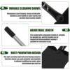 Garden Cleaning Shovel 47inch Adjustable Handle Rustproof Manganese Steel Weed Scraper Planting Weeding Courtyard Farm Tool 5
