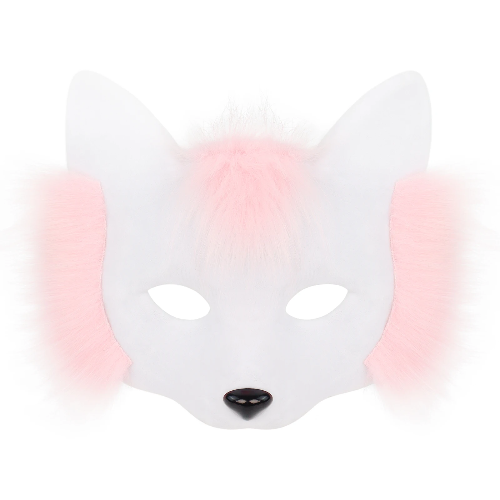 Trendige Tier-Halbgesichtsmasken, Fuchs-Katzenmaske, Kostüme, Requisiten für Halloween, Cosplay, Party – Detail 6