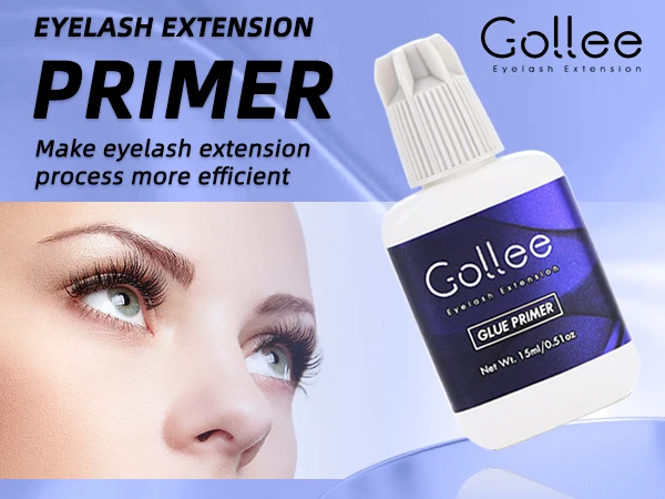 Gollee Eyelash 100ml Foam Cleaner for Clean Lashes Non-Irritating with Soft Brush Shampoo Eye Extension Clean Gentle Makeup Tool