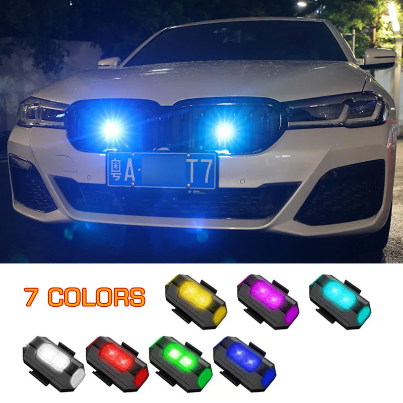 LED Anti Collision Warning Light Turn Signal Drone Strobe Lamps For