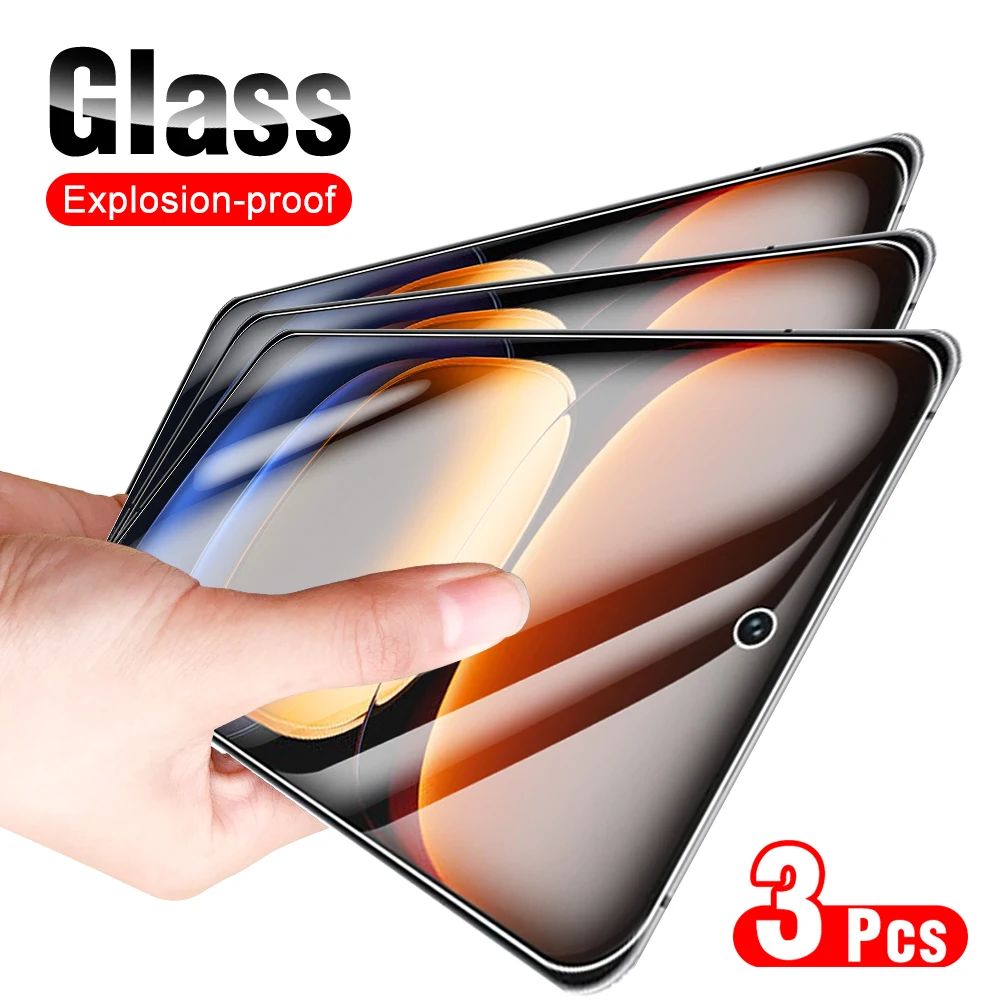 

3pcs High definition screen protector For vivo iQOO 12 2023 Scratch resistance tempered glass iQOO12 iq12 6.78 inches V2307A