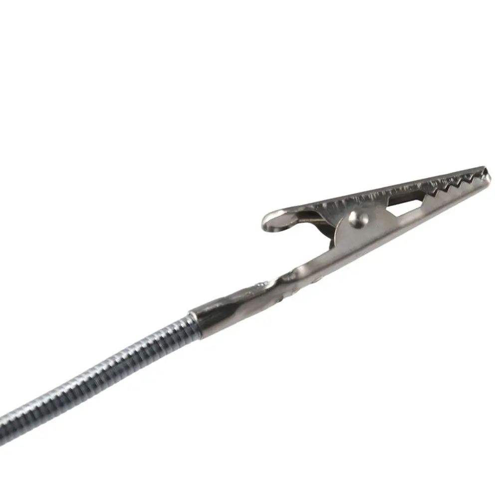 High Quality 7 Inch Long-Tailed Double Alligator Clip Silver Metal Wire Alligator Clamp Note Holder Craft Decoration Accessories