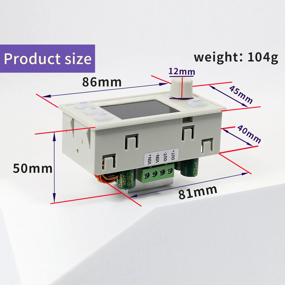 수치 제어 조정 가능한 직류 전압 강압 전원 공급 장치 모듈 정전압 및 정전류 태양광 리커버리