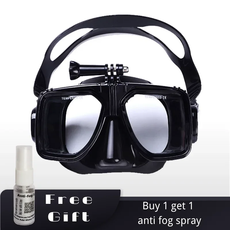 Classic Diving Mask for Gopro Hero Camera Accessories Tempered Glass Anti-fog Scuba Equipment Mergulho Acessorios