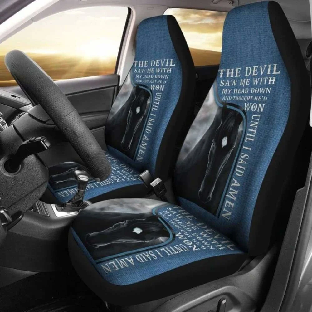 

Horse Lover Car Seat Cover 01 170804,Pack of Front Seat Cover