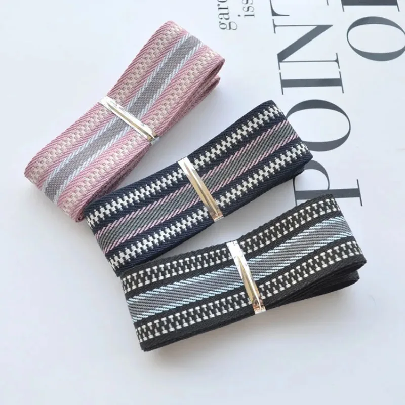 1''25mm Stripe Grosgrain Fabric Ribbon Embroidered Applique Sewing Craft Wedding Clothing Accessories Hair Bow Material 1-5Meter ribbon decoration grosgrain ribbon sewing ribbon