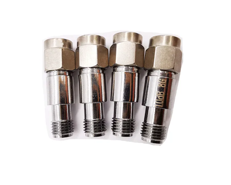 2W DC-8GHz SMA 타입 감쇠기 1-60dB RF 동축 고정 감쇠기