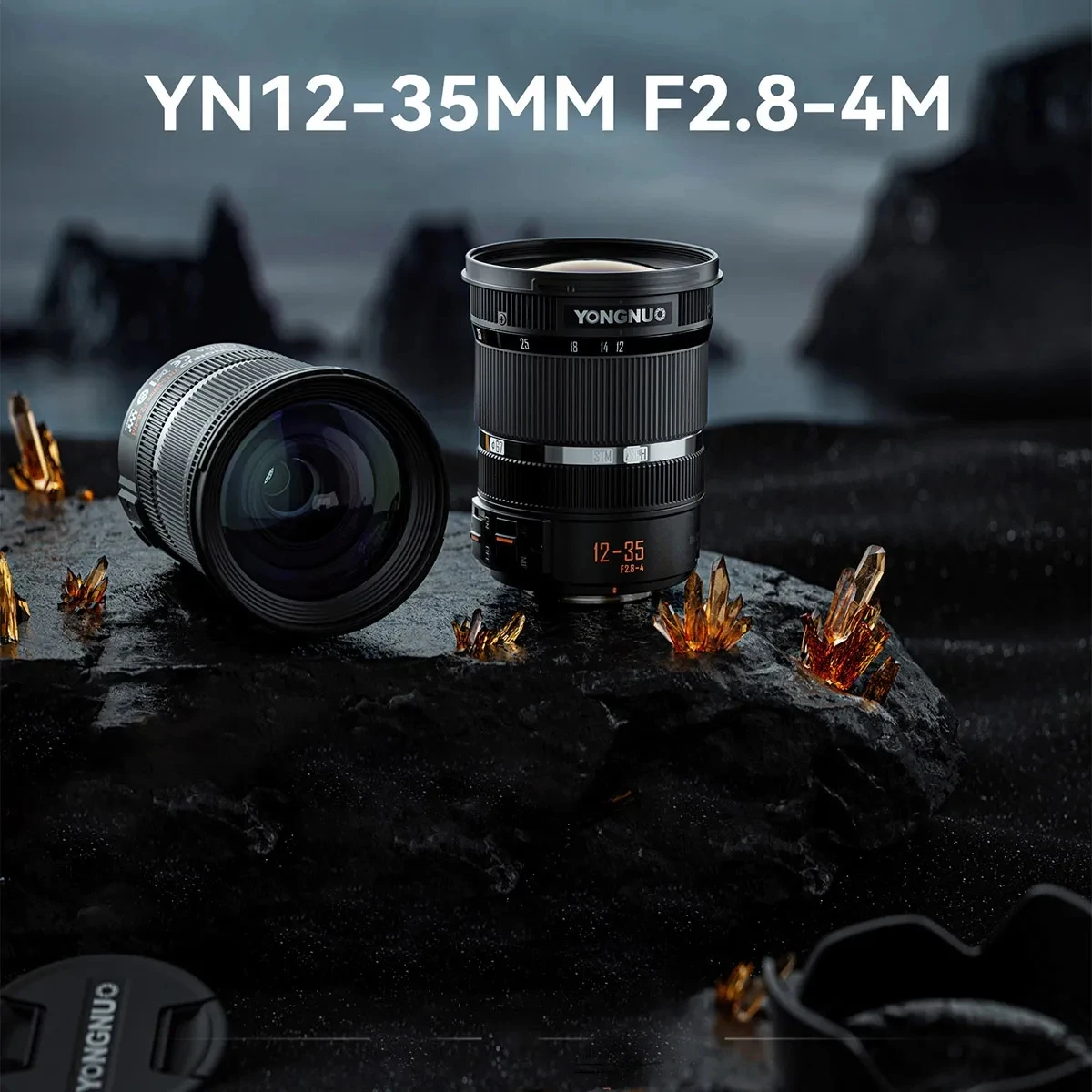 Yongnuo M4/3 Mount Obiettivi Per Fotocamera Yn12-35Mm F2.8-4M Obiettivo Zoom Standard Af/Mf Ad Ampia Apertura Macro Per Panasonic Olympus M43