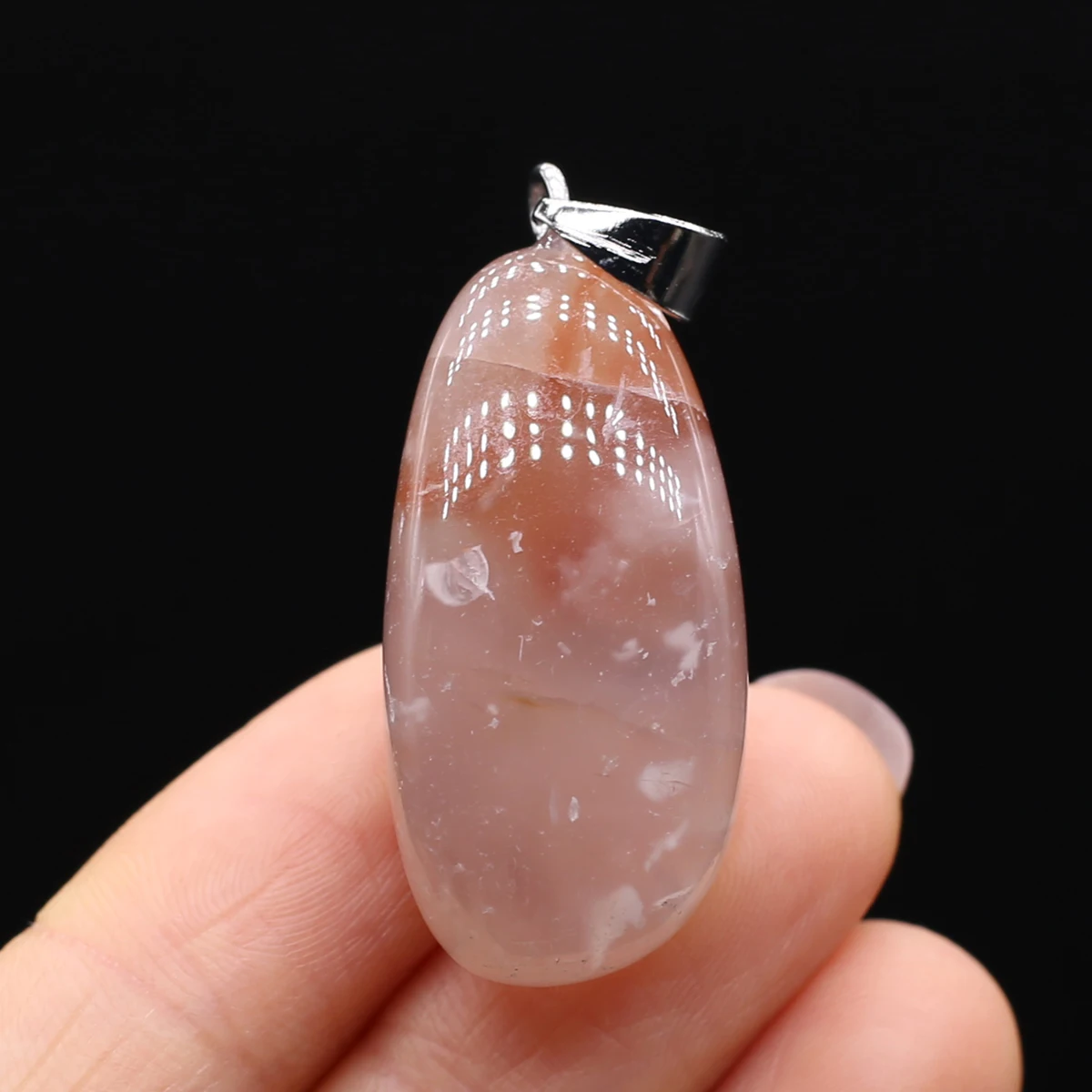 Natural Gemstone Pendant | Crystal Necklace | Natural Stone Charms | 10 Pcs Lot