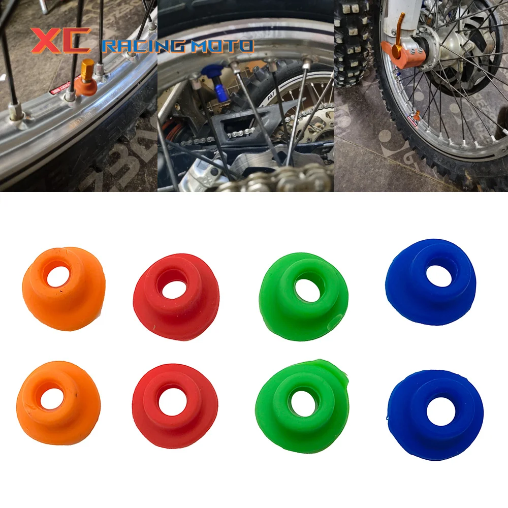 

Silicone Air Valve Dust Mud Guards Mouth Washers Seal Gasket Fit KTM EXC SX SXF XC XCW EXCF CRF YZF KLX HONDA Yamaha KAWASAKI