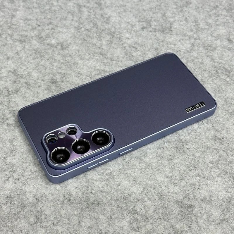 All-Aluminum Matte Alloy Case with Metal Plating and Hard Armor Cover