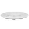 Easter Egg Tray Deviled Platter Ceramic Dish Basket with Cover Devilled Eggs Holder Ceramics Cake Pans 1
