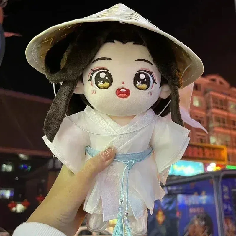 

Kawaii 20 см аниме небесные чиновники благословение плюшевая игрушка Xie Lian кукла плюши аниме Tian Guan Ci Fu искусственное украшение детские подарки