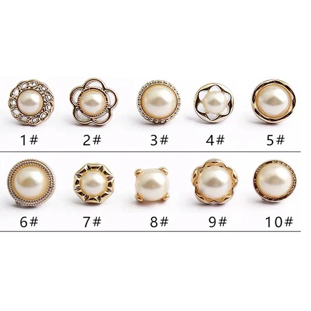 10pcs Pearl mix