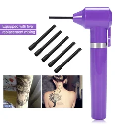 Electric  Multi-color Tattoo Ink Mixer Pigment Agitator With 5 Mixing Sticks Tattoo Machine Supplies Art Tattoo Accessories
